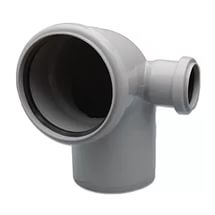 Отвод DN 110x50х87 правый (Цвет Серый)           115120