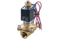 Клапан электромагнитный латунный, прямого действия, нормально закрытый, DN50 (2"), PN10, 24AC