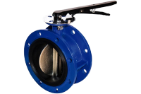 Затвор дисковый фланцевый DN 100 (4"), PN16 корпус-чугун, диск-нержавеющая сталь