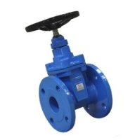 Задвижка с обрезинным клином Ду 40 Ру 16 из ковкого чугуна (Di)30ч39р AquaFix