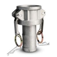 Камлок из нержавеющей стали C-200  2" (50 мм) Штуцер приемная часть с хвостиком под рукав