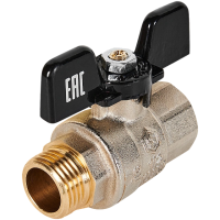 SVB-0004-200015 STOUT Кран шаровой полнопроходной, ВР/НР, ручка бабочка 1/2"