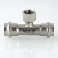 Тройник с вн.р. нержавеющая сталь 42х1/2"                                    VALTEC VTi.932.I.420442