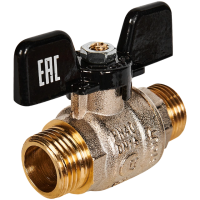 SVB-0006-200015 STOUT Кран шаровой полнопроходной, НР/НР, ручка бабочка 1/2"