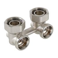 Узел для нижнего подключения  радиатора мультифлекс VALTEC угловой