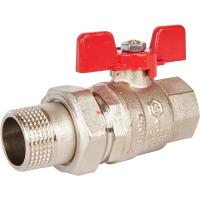 Полнопроходной шаровый кран со сгоном 1