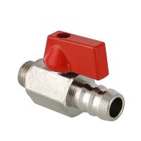 Мини кран наружная резьба  дренажный 1/4" со штуцером VALTEC