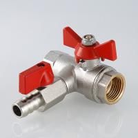 Кран шаровой с обратным клапаном и дренажом 1/2" VALTEC резьба внутренняя