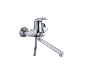 F 2202 Смеситель для ванны (40мм) однорукий див. в корп.L 30 см  FRAP 