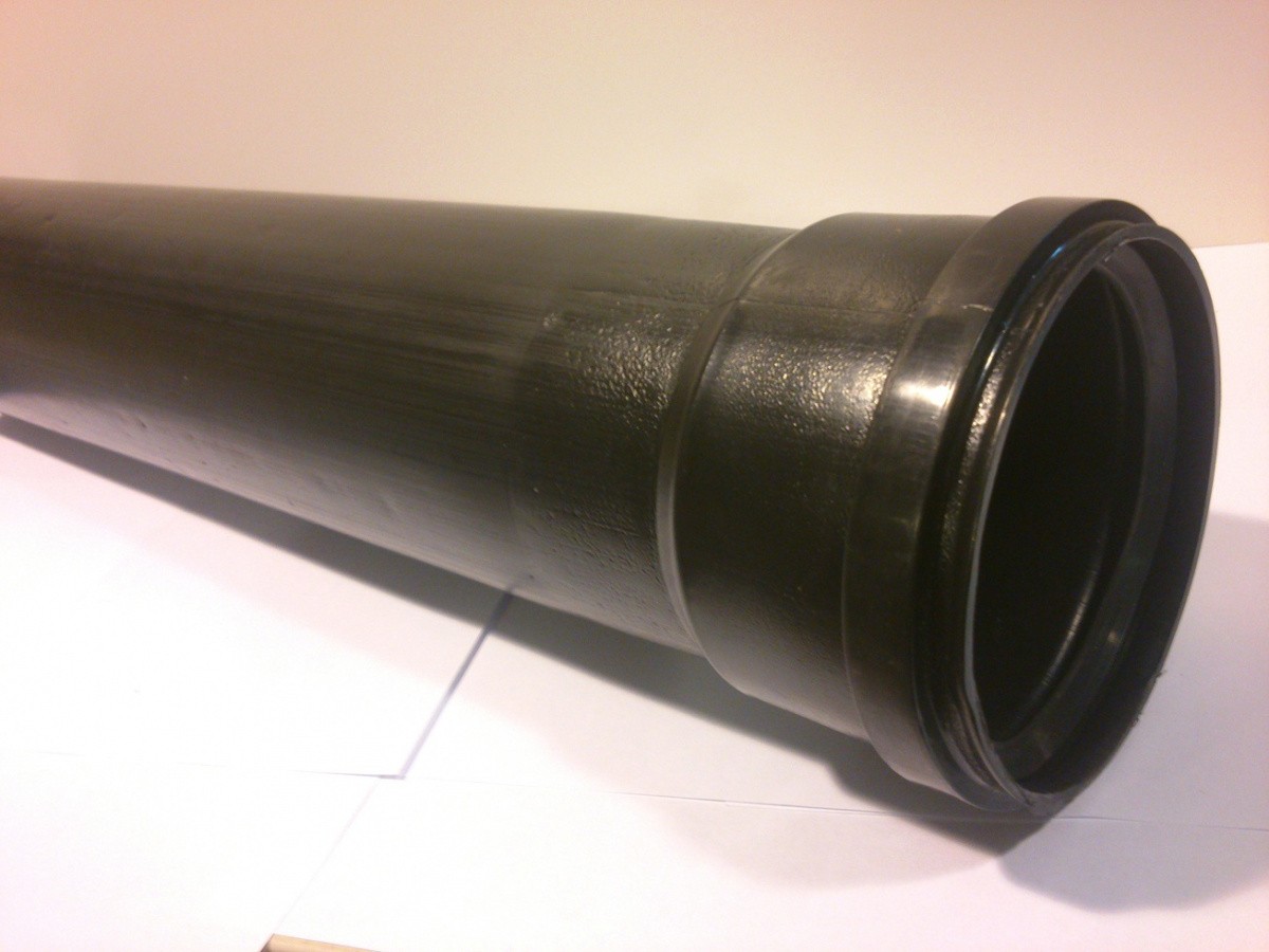 Труба канализационная черная Ø 50(ДУ48) х 500 мм  по цене 179 ₽ в .