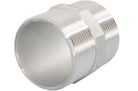 Ниппель 1/2 " НР/НР Ду 15 (21,3 мм) AISI 316 из нержавеющей стали