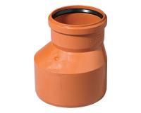 Редукция переходная KGR  однораструбная DN125x110мм       НАРУЖНЯЯ   