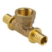 Фитинг аксиальный – Тройник надвижной  вн. резьба 20(2,8)x3/4"х20(2,8) VALTEC VTm.432.G.200520