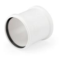 Муфта надвижная  DN 50 мм   REHAU Raupiano Plus (Цвет Белый)                             121504-001