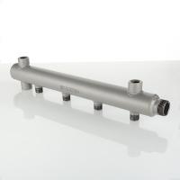 Коллектор из стали (труба ДУ-40), с м-о расст вых. 100мм, 1"х 9 вых. 1/2" нар. VALTEC VTc.510.BS.060