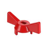 Ручка VALTEC для крана 1/2" -3/4" красная (бабочка)