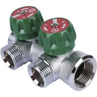 Коллектор хромированный 3/4" х 2 х 3/4" SMB-6850-343402 STOUT евроконус