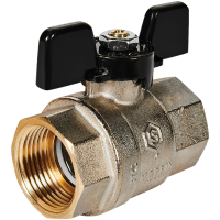 SVB-0002-200025 STOUT Кран шаровой полнопроходной, ВР/ВР, ручка бабочка 1"