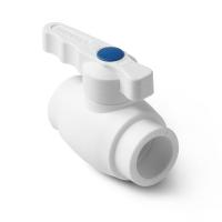 Шаровой кран полнопроходной Prime Серый DN 32 PRO AQUA ПП-Р PA40512G 