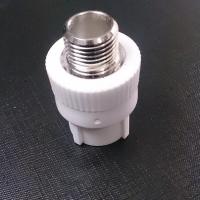 Соединитель комбинированный  PPRC D 50*1,1/2 НР под КЛЮЧ белый РОССИЯ КРОСС 21019