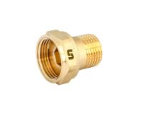 Полусгон с накидной гайкой 1" х 1,1/4" UNI-FITT 624G4500 Желтая с прокладкой плоской