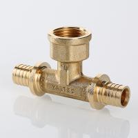 Фитинг аксиальный – Тройник надвижной  вн. резьба 32(4,4)x1"х32(4,4) VALTEC VTm.432.BG.320632