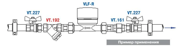 Фильтр косой Valtec VT.192.N Фильтр косой Valtec VT.192.N
