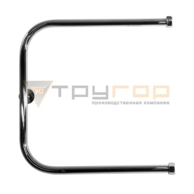 Полотенцесушитель П-образный с накидной гайкой 1" (H 320 мм х L 400 мм Вт68) из нержавеющей стали