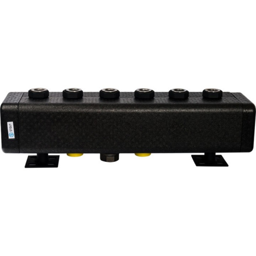 Стальной распределительный коллектор   3 отопительных контура DN 32 в изоляции SDG-0016-005003 STOUT