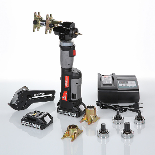 Комплект аккумуляторного инструмента, для монтажа аксиальных фитингов 16-32мм (2 А*ч) VALTEC 