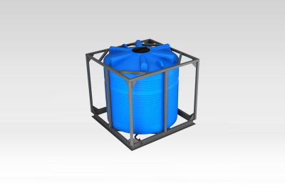 ЕМКОСТЬ Н 5000 литров в обрешетке1735  х 1685  х 2340    Диаметр горловины 400 мм