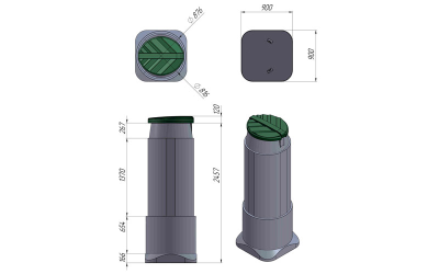 Колодец фильтрации h2.46 POSTOK