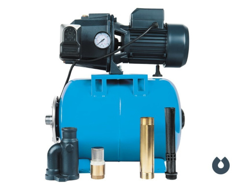 Станция автоматического водоснабжения AUTO DP-750, бак 24 л, 750 Вт, 40 л/мин, напор 40м, UNIPUMP