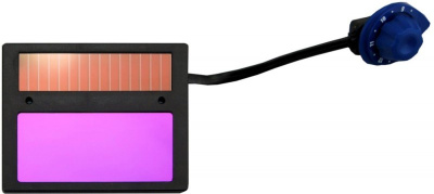 Светофильтр хамелеон 7100V ,внешняя регул. 110х90 мм, окно 92х42 мм, солнечные батареи, FOXWELD