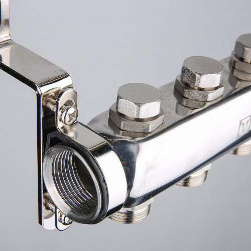 Коллекторный блок VALTEC AISI 304 нержавеющая сталь  1" х 3/4" х 6 вых.VTc.588.EMNX.0606