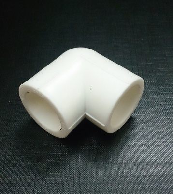 Угол  полипропиленовый PPRC D63*90 белый РОССИЯ (упаковка 20 шт)  20306 КРОСС