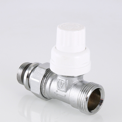 Клапан термостатический для рад. прямой  VALTEC 1/2"  (с доп. уплотнением) Евроконус VT.032.NER.04