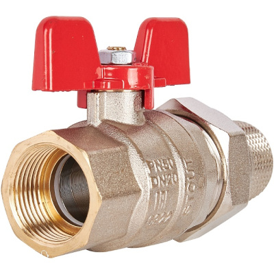 Полнопроходной шаровый кран со сгоном 3/4