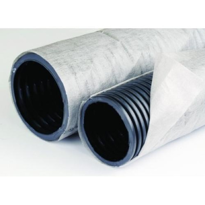 Труба дренажная 160 мм. перфорированная с фильтром (бухта 50 м.п.)