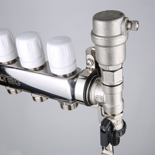 Коллекторный блок VALTEC AISI 304 нержавеющая сталь  1" х 3/4" х 6 вых.VTc.588.EMNX.0606