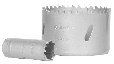 Коронка биметаллическая ЗУБР ЭКСПЕРТ 64 мм, 1 шт.уп.