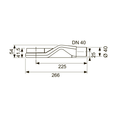 Сифон TECEdrainline «низкий» DN 40 боковой слив 0,5 л/c./ск             650004