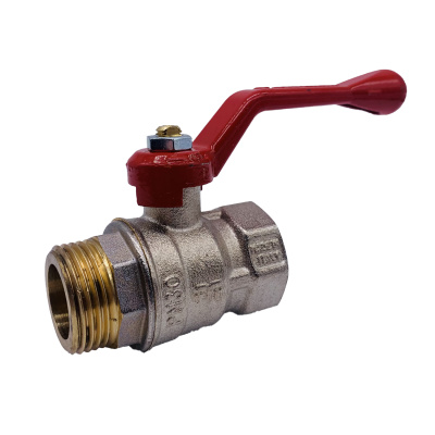 Кран шаровый  ручка Рычаг  3/4" внутренняя - наружная  резьба  TIEMME 2360019 / 2361R2805