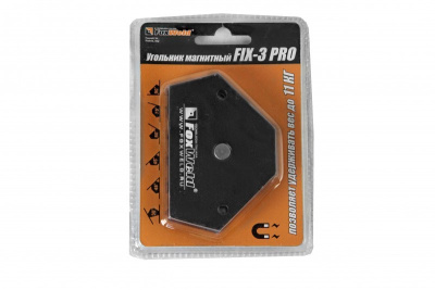 Угольник магнитный  FIX-3Pro (30/45/60/75/90/135 град, до 11 кг) FoxWeld