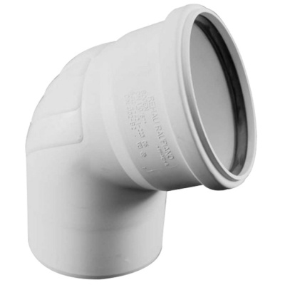 Отвод DN 110 x 67 мм   REHAU Raupiano Plus (Цвет Белый)                                   123454-001