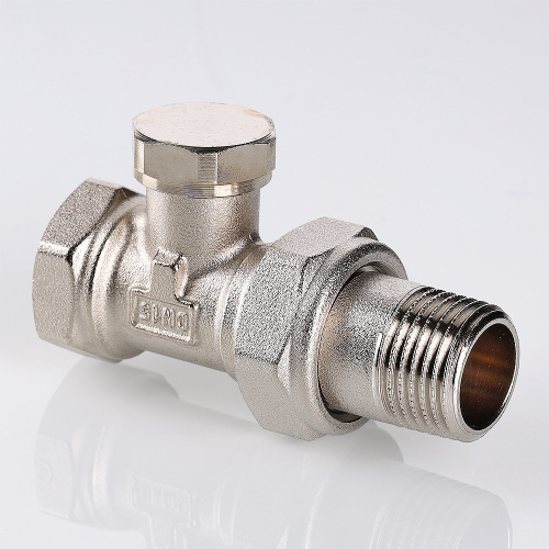 Клапан НАСТРОЕЧНЫЙ прямой   1/2"  со сгоном. Резьба внутренняя - наружная VALTEC VT.020.N.04