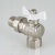 Кран шаровый BASE угловой с полусгоном 3/4" вн.-нар. белая рукоятка VALTEC VT.228.NW.05