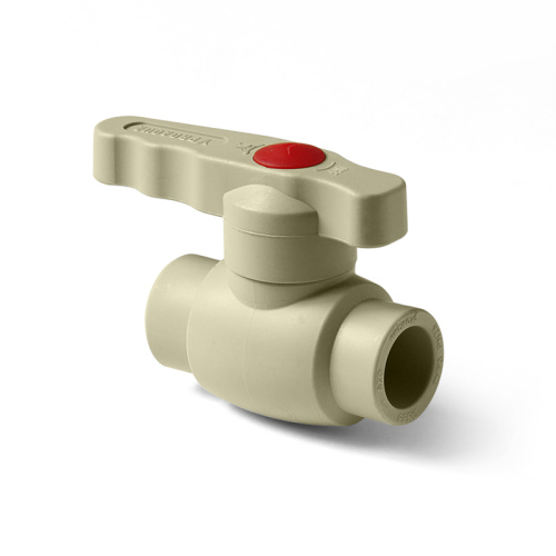 Шаровой кран полнопроходной Ultra Серый DN 25 PRO AQUA ПП-Р PA40010G  ГОСТ: 52134-2003.