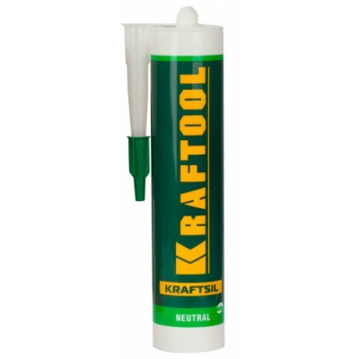 Силиконовый герметик нейтральный NX109 300 мл белый "KRAFTOOL NEUTRAL" 