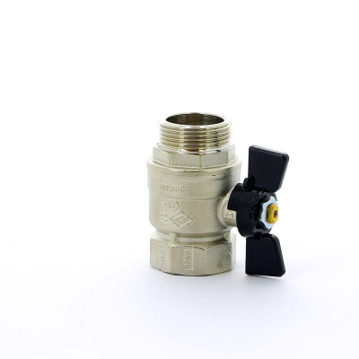 917 Кран шаровый бабочка 1.1/4'' наружная-внутренняя резьба BUGATTI NEW JERSEY